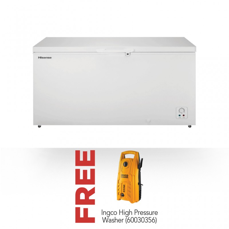 Hisense H550CF Freezer & Free Ingco HPWR14008 High Pressure Washer