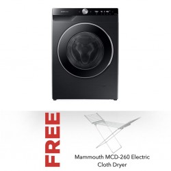 Samsung WW11CG604DLB Washing Machine & Free Mammouth MCD-260 1820x540x1080mm Electric Cloth Dryer