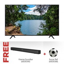 Hisense 50A6H-50A53FXVT 50'' 4K Smart TV and Free Hisense HS204 Sound bar 2.0 CH