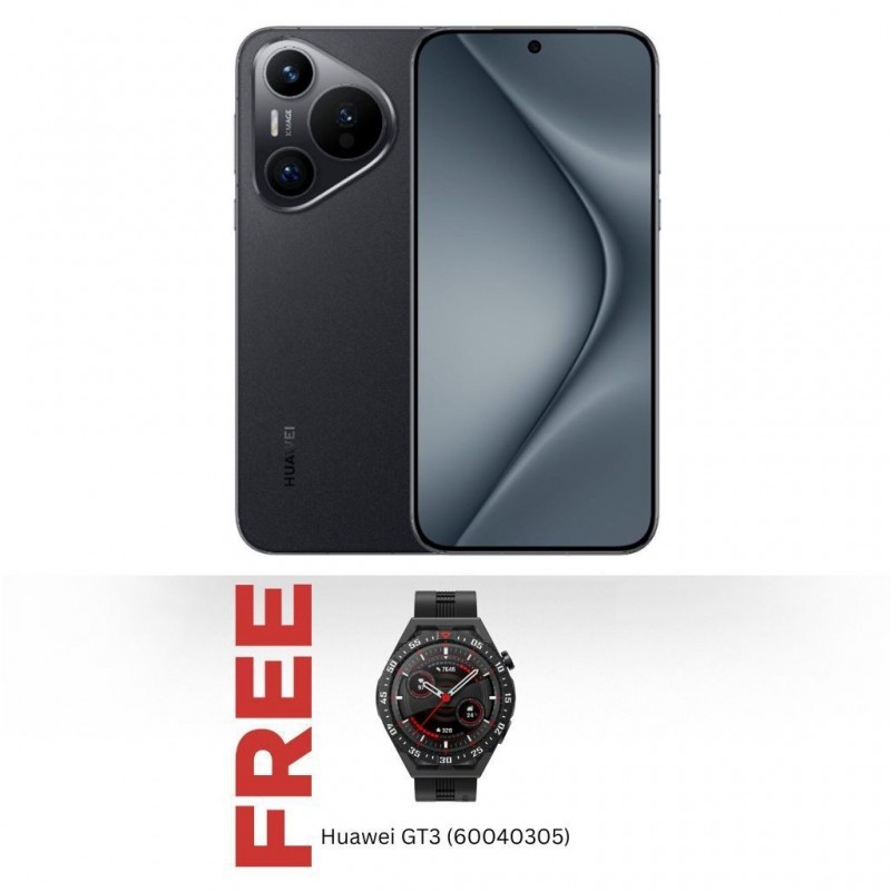 Huawei Pura 70 Black & Free Huawei GT3 Smart Watch