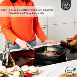 Westinghouse 28cm Black Cast Aluminum Grillpan Performance Series WCFP0095G28BK