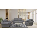 Lina Sofa 3+2+1 in D.Grey Col Fab