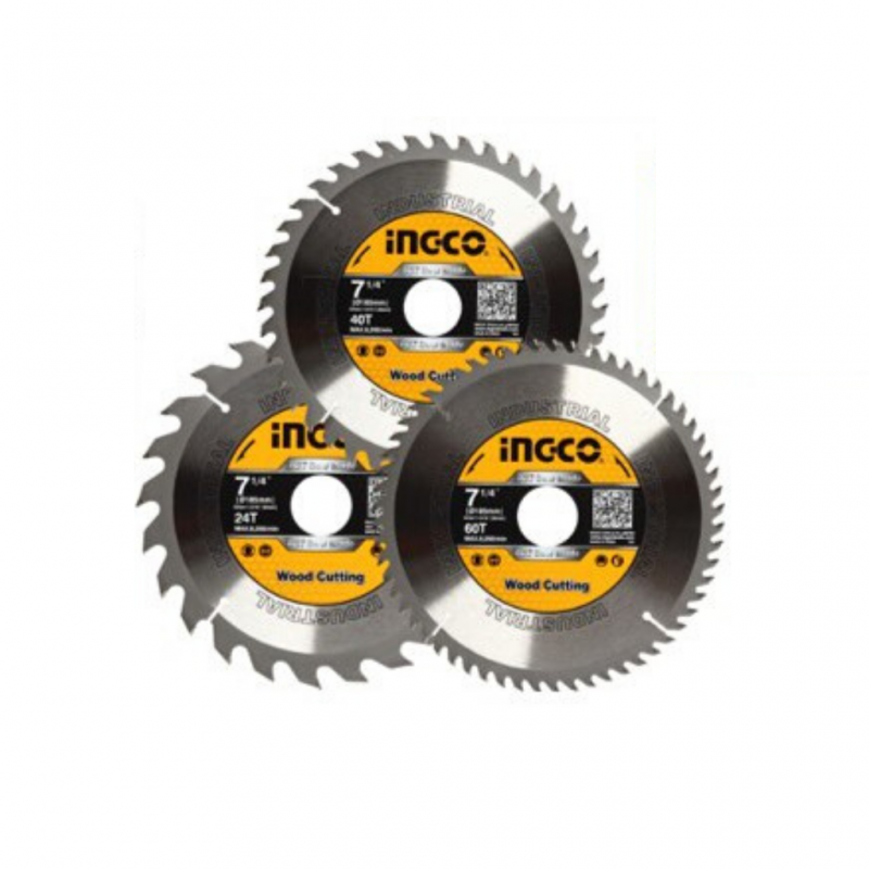 Ingco Tsb51852153 Tct Saw Blades Set (3Pcs/Set)