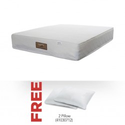 Slumberland California Supreme King 180x200 cm White Border & Free x 2 Pillow White Micro Polyester 45x65 cm