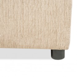 Tola Corner LHF Chaise+2S Armless+Otto Fab Beige