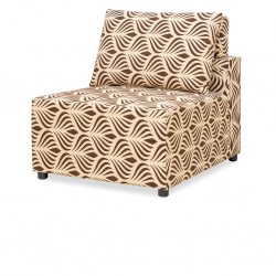 Tola Corner LHF Chaise+2S Armless+Otto Fab Beige