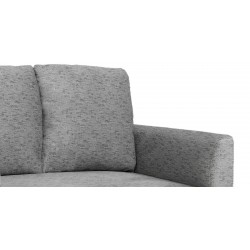 Rome Sofa 3+2 in Grey Col Fab