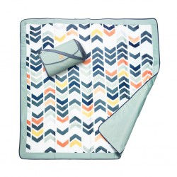 Tomy Jj Cole Outdoor Mat 5X5 - Chevron J01752