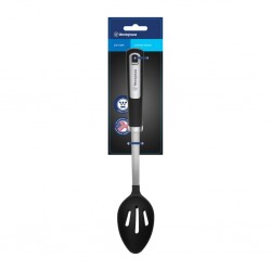 Westinghouse WCKT0081011 Nylon Slotted Spoon With Black Soft Grip Handle