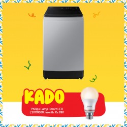 Samsung WA11CG5441BY Washing Machine & Free Philips Lamp Smart LED Bulb 8W (Eq.60W) A60 B22