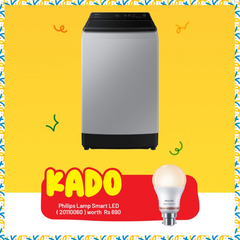 Samsung WA11CG5441BY Washing Machine & Free Philips Lamp Smart LED Bulb 8W (Eq.60W) A60 B22