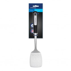 Westinghouse WCKT0081005 S/S Slotted Turner With Black Soft Grip Handle