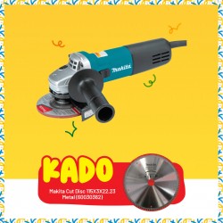 Makita 9557NB/HN 115MM Angle Grinder & Free Makita Cut Disc 115X3X22.23 Metal