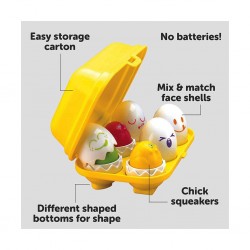 Tomy Hide 'N' Squeak Eggs E1581