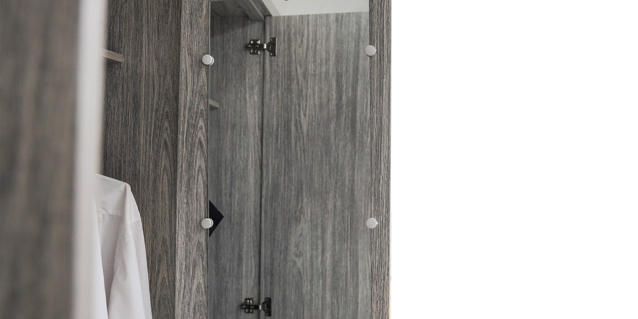 Frankfurt Bedroom Set 180X200 cm Grey Oak