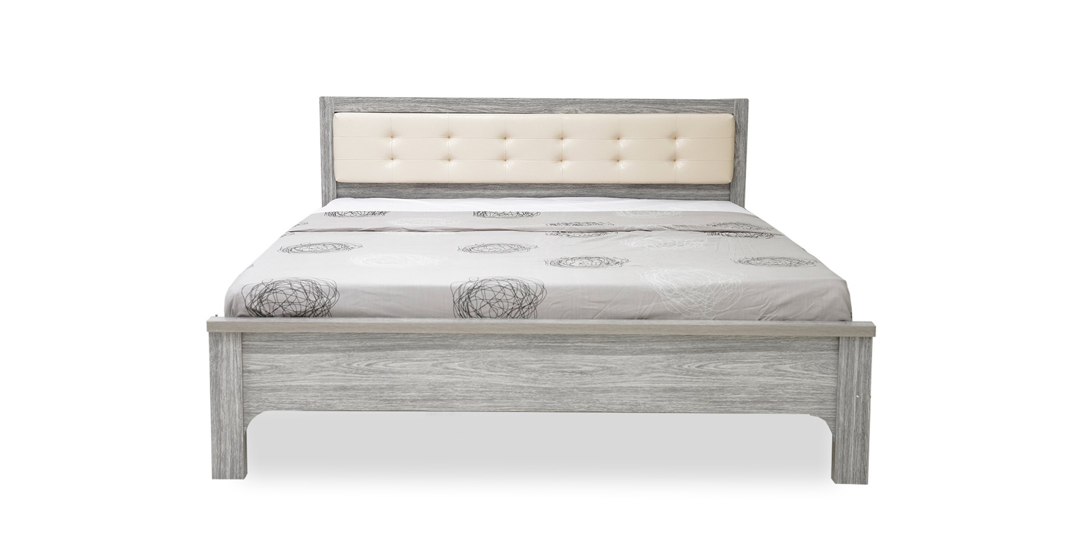 Frankfurt Bedroom Set 180X200 cm Grey Oak