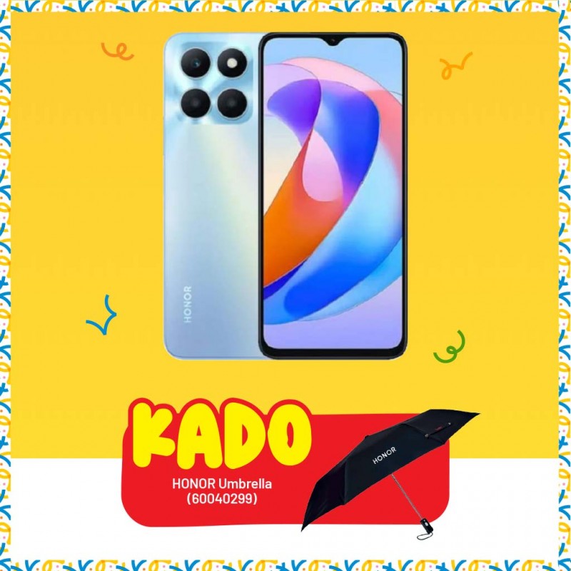 HONOR X6A Silver & Free HONOR Umbrella