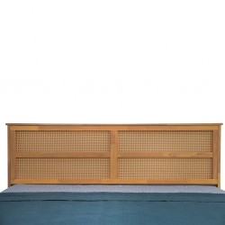Alicia Bed 180x200 cm Rubberwood White Oak