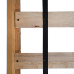 Alicia Bed 180x200 cm Rubberwood White Oak