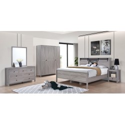 Glendale Bedroom Set 180X200 cm Nimbus & Oak