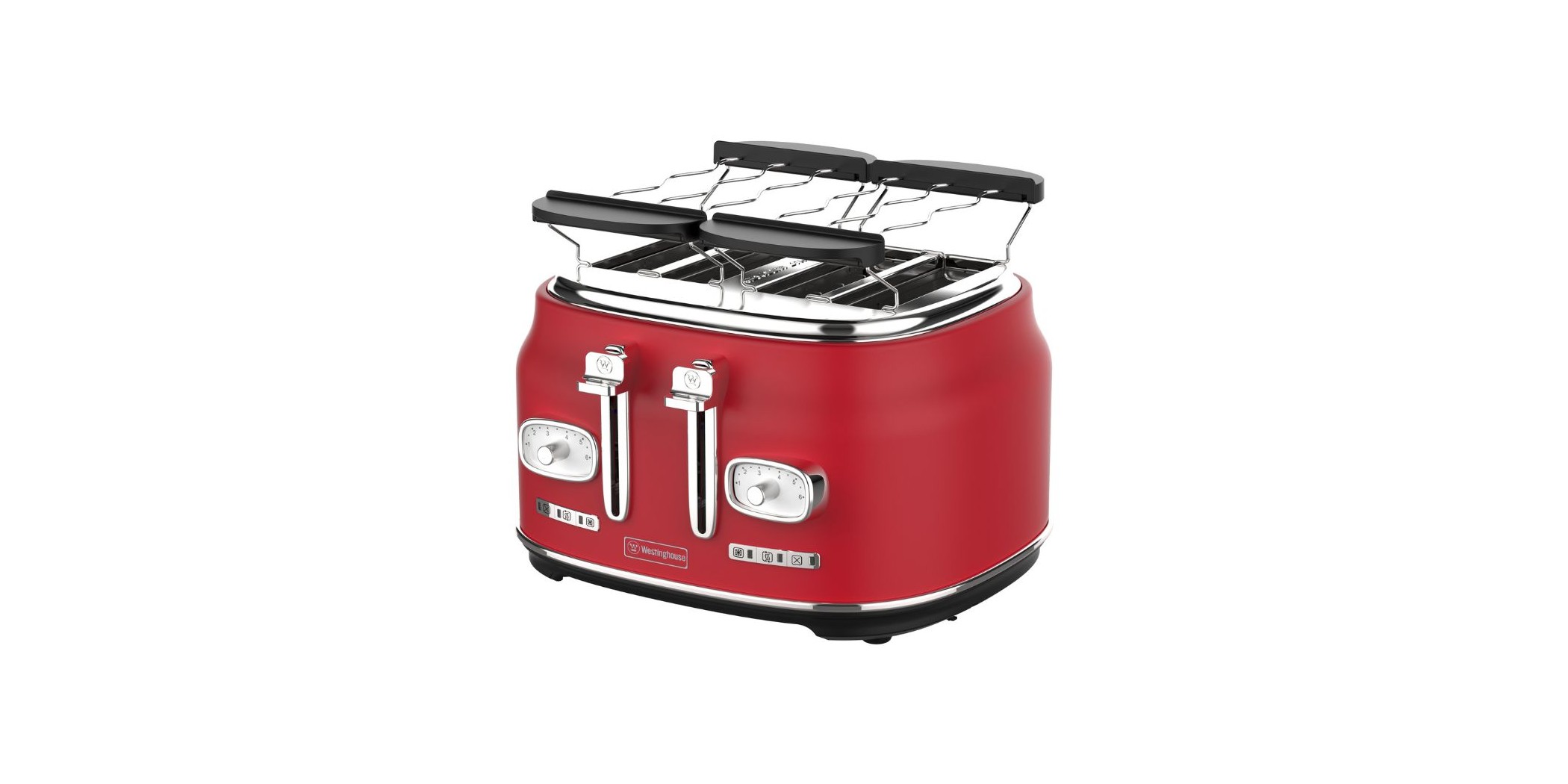 Westinghouse WKTTB809RD Red Slice Toaster