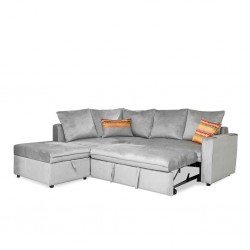 Faizal Sofabed With Storage Box Grey