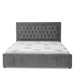 Pablo Bed 180x200 cm Grey