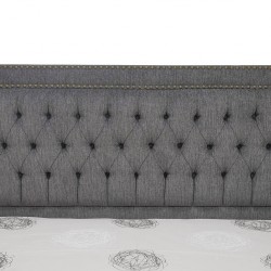 Pablo Bed 180x200 cm Grey