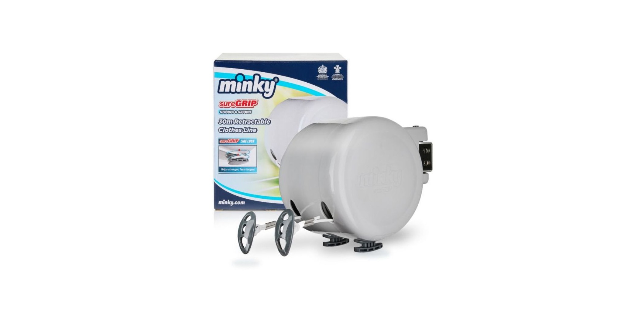 Retractable Clothes Line Minky Washing Line Cover 30m Minky