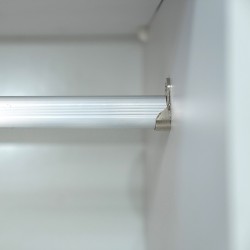Cabana Wardrobe 4 Doors Applewood & White
