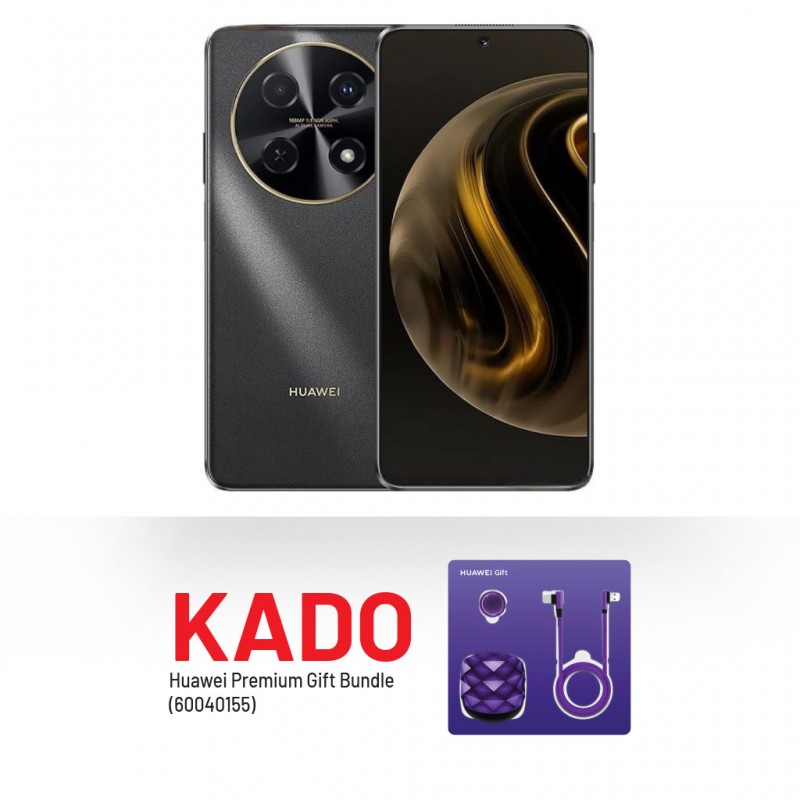 Huawei Nova 12I Black & Free Huawei Premium Gift Bundle