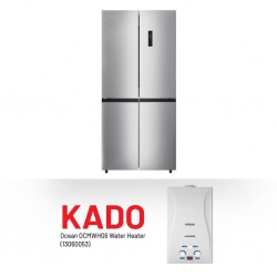 Ocean MDOKO 480 NF D X 3 Refrigerator & Free Ocean OCMWHG6 Water Heater