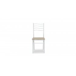 Yakon Table and 4 Chairs Metal/MDF
