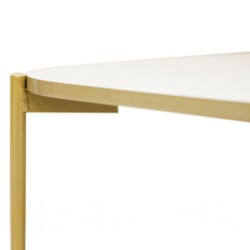 Isa Triangular Coffee Table Off White