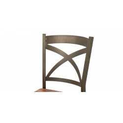 Nion Table and 6 Chairs Metal/MDF