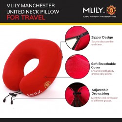 Manchester United Neck Pillow 34x34 cm