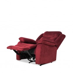 Carole Recliner 1 Str Fabric Cranberry