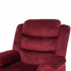 Carole Recliner 1 Str Fabric Cranberry