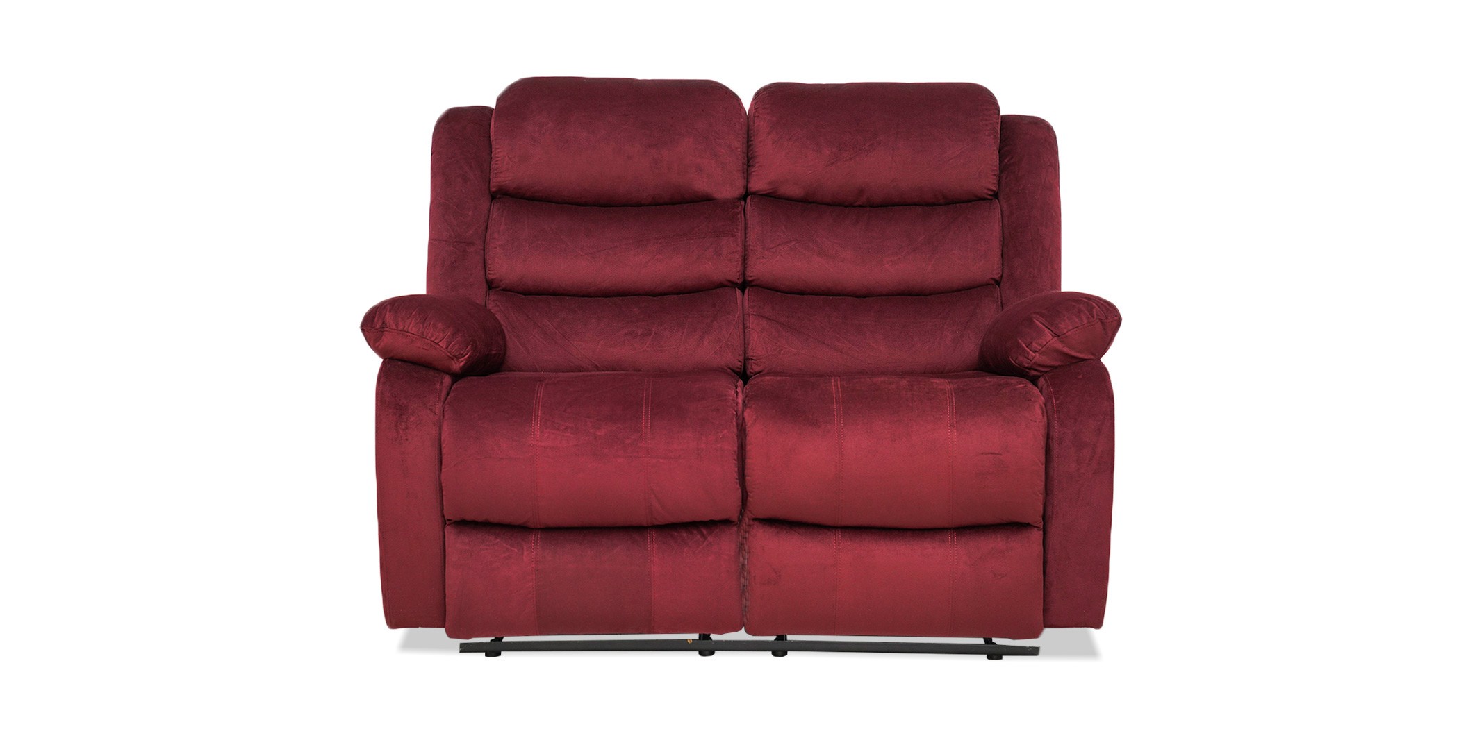 Carole Recliner 3+2 Fabric Cranberry
