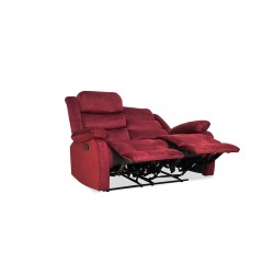 Carole Recliner 3+2 Fabric Cranberry