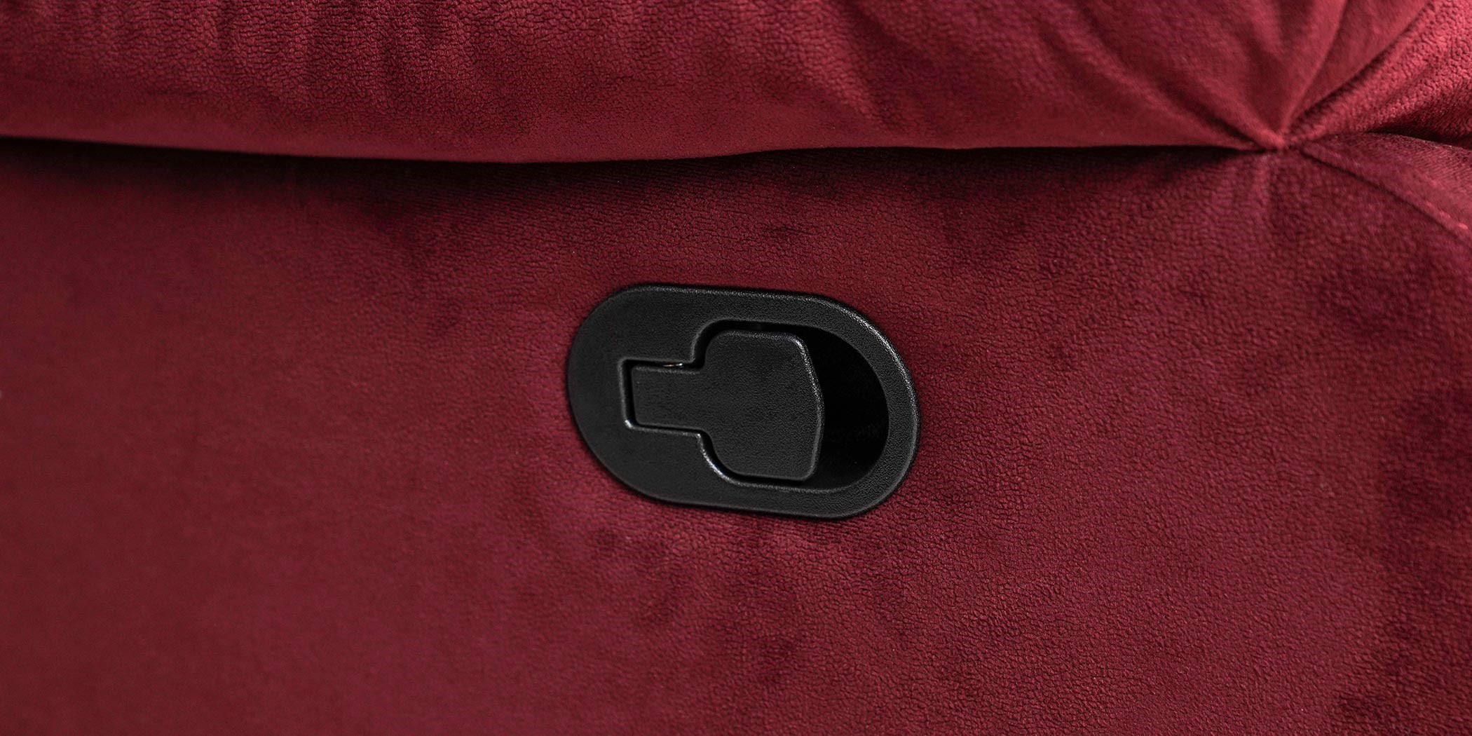 Carole Recliner 3+2 Fabric Cranberry