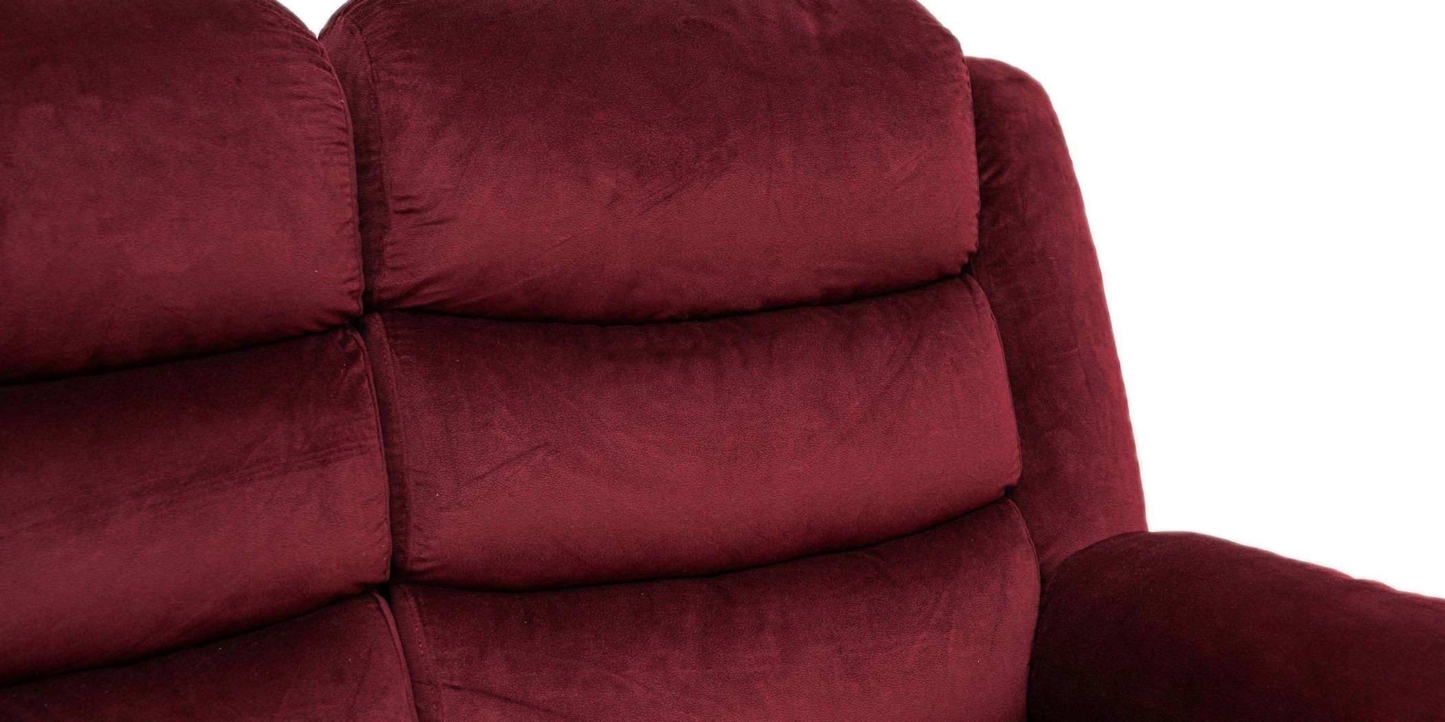 Carole Recliner 3+2 Fabric Cranberry