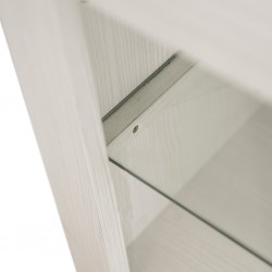 Flamboyant Coffee Table with glass shelf