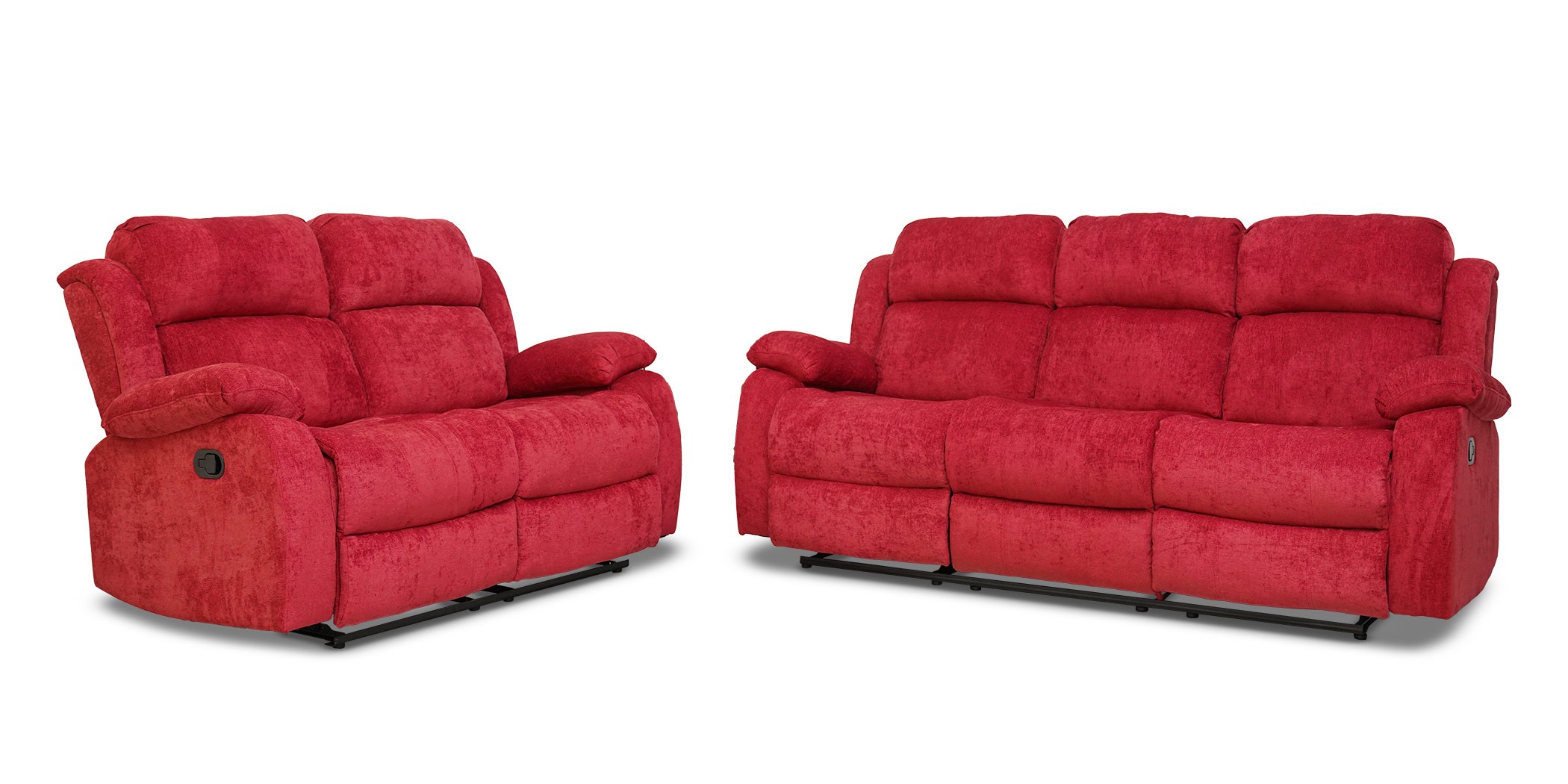 Sabella Recliner 3+2 Fabric Cranberry
