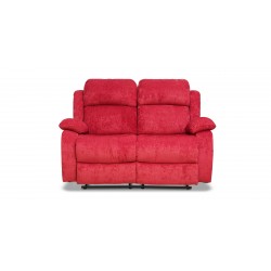 Sabella Recliner Sofa 3+2 Cranberry Col Fabric