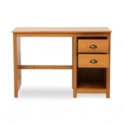 Topazio Desk With 2 Drawers Freijo/Solid Wood