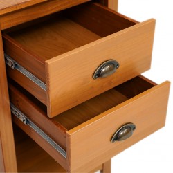 Topazio Desk With 2 Drawers Freijo/Solid Wood