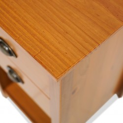 Topazio Desk With 2 Drawers Freijo/Solid Wood