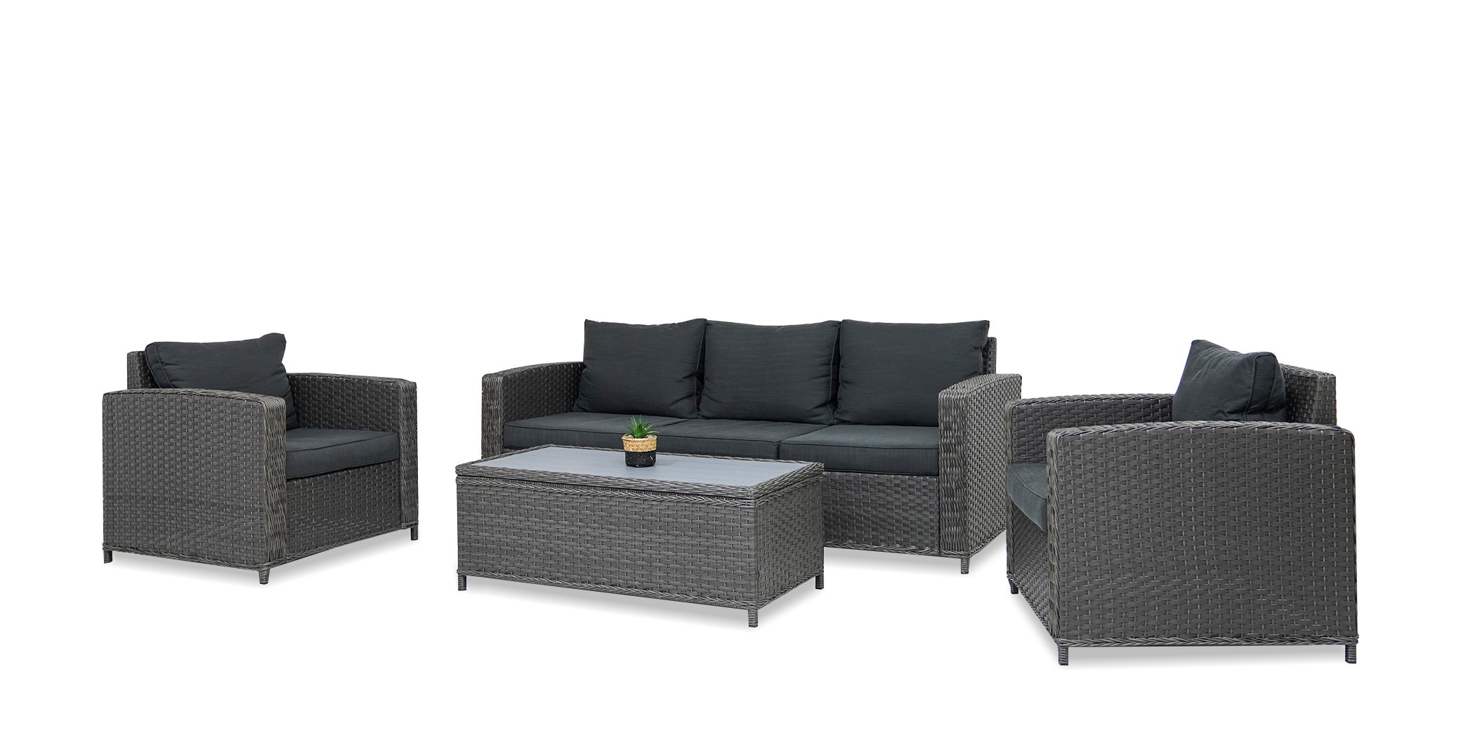 Roanne Sofa 3+1+1 With Coffee Table