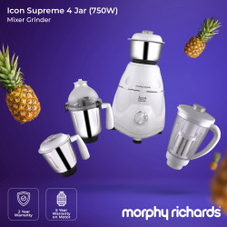 Morphy Richards IconSupreme 750W 2YW Mixer Grinder